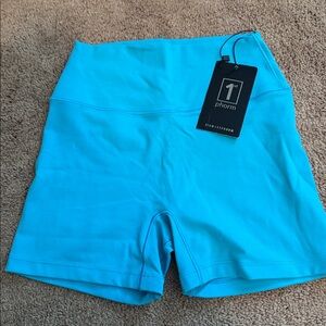 1st Phorm Blue High-Waisted Shorts